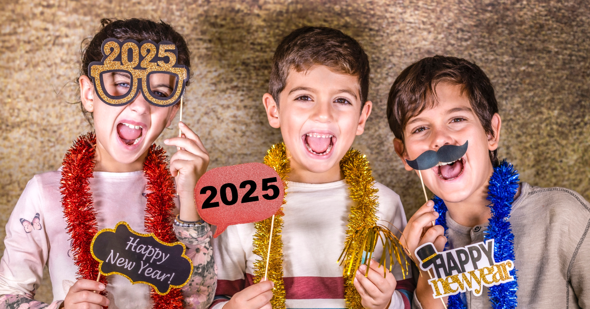 Buenos propósitos para que los niños reciban el Año Nuevo 2025
