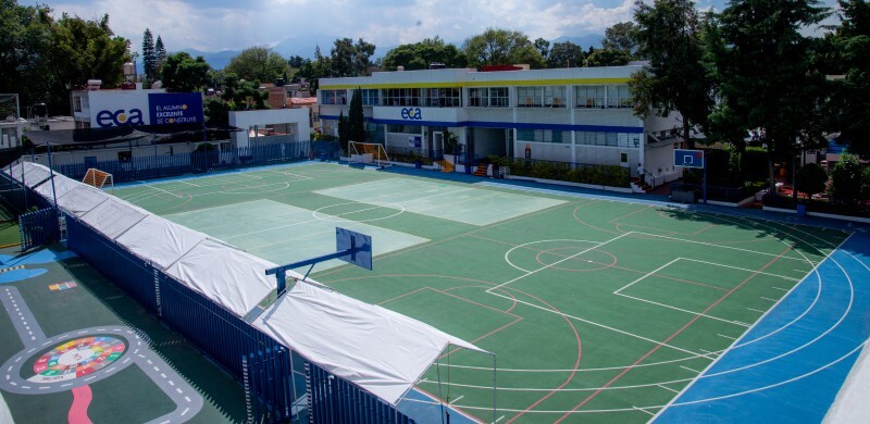 Cancha de deportes de Centro Educativo ECA