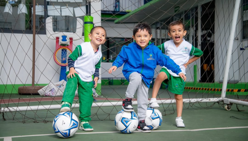 Alumnos de preescolar Greenland en Colonia del Valle practican deporte